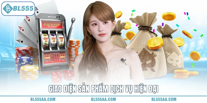 Giao diện sản phẩm dịch vụ hiện đại