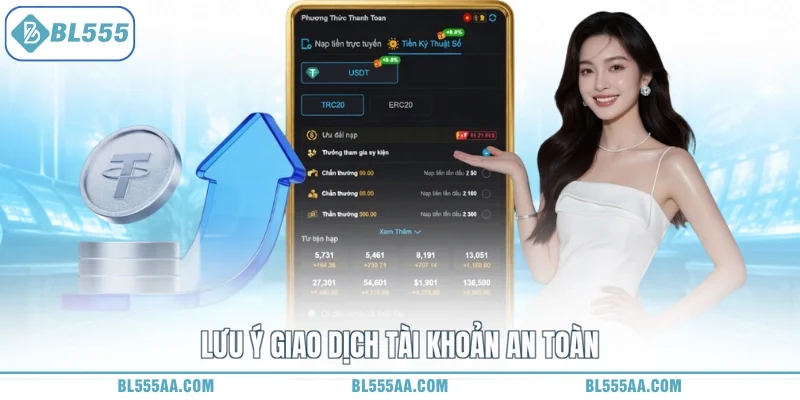 Lưu ý giao dịch tài khoản an toàn